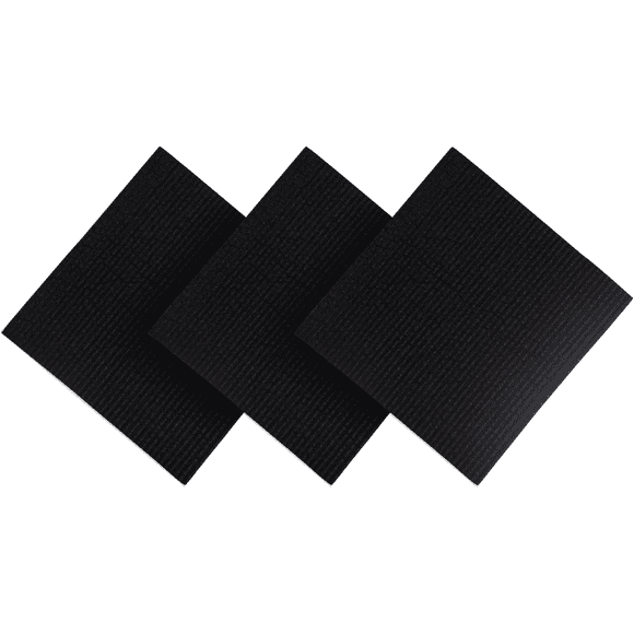 Juego de paños de cocina suecos Happy Sinks negro, 3 piezas