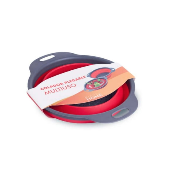 Colador plegable coladores de cocina de silicona para drenar pasta verduras y frutas