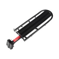 Magideal - Aleación De Aluminio Bike Rack Rail Sporter Marco Montado En El Asiento Trasero Montado Fácil De Instalar Para Accesorios Para Bicicletas De Carretera Montaje Con Tornillo