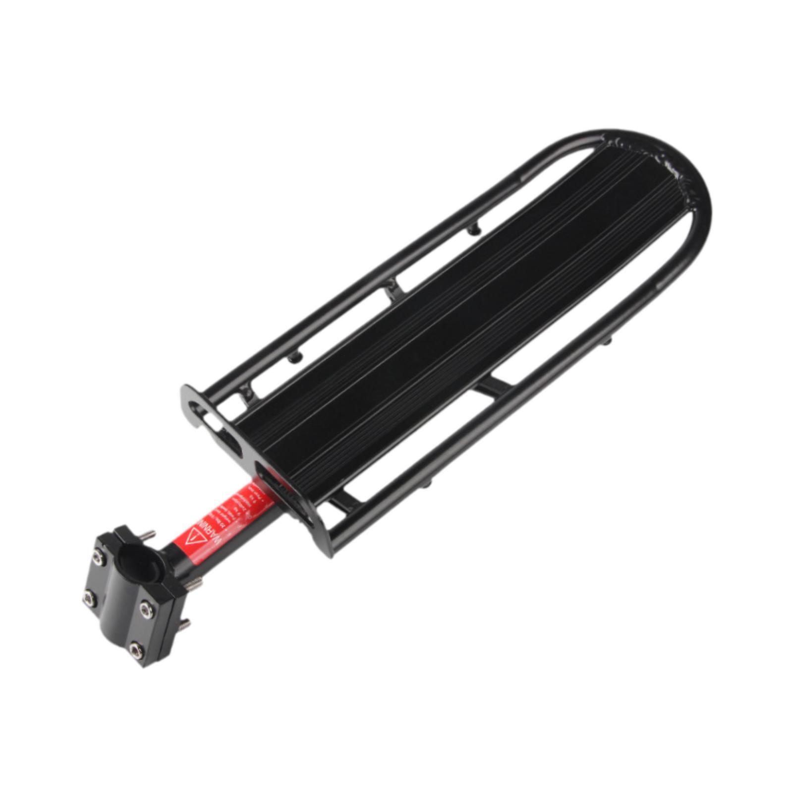 Magideal - Aleación De Aluminio Bike Rack Rail Sporter Marco Montado En El Asiento Trasero Montado Fácil De Instalar Para Accesorios Para Bicicletas De Carretera Montaje Con Tornillo