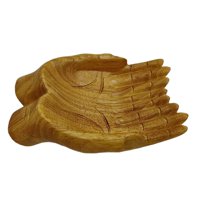 Magideal - Estatuilla De Mano De Buda, Bandeja Decorativa De Mano De Buda, Artesanías, Regalo, Estantería, Pasillo, Oficina, Colección, Bandeja De Fruta, Adorno