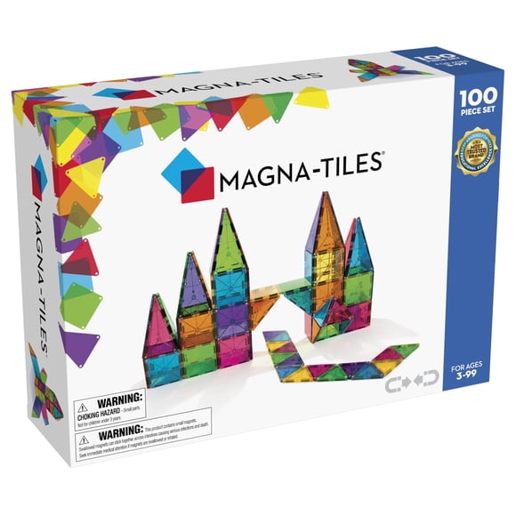 Set de construcción magnética Magna Tiles Classic 100 piezas
