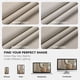 thumbnail image 5 of Cortinas Blackout Joydeco Térmicas Aislantes 230x229 cm Beige, 5 of 9