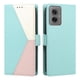 thumbnail image 4 of Cartera Plegable para Motorola Moto G55, PU Tricolor con Ranuras, Verde, 4 of 6