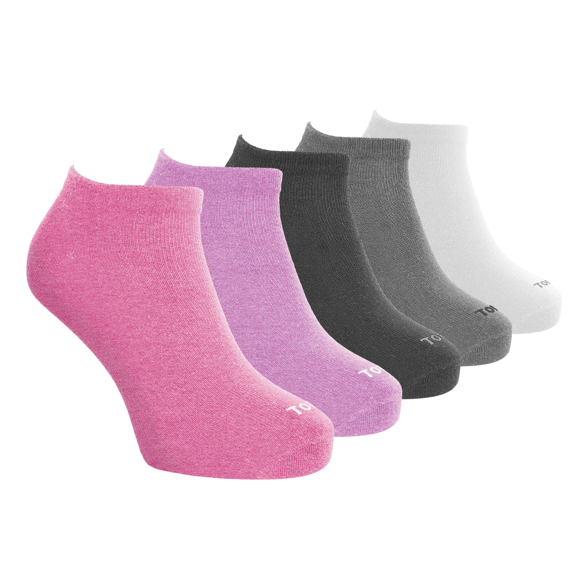 Top - Calcetines Tobilleros Mujer Bambú Pack 5 C3
