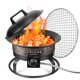 thumbnail image 1 of Fogón a gas portátil de propano GasBRUH de 19" con parrilla, 60,000 BTU, 1 of 7