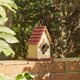 thumbnail image 3 of Colgante Bird House Glitzhome de madera para interiores y exteriores, 23 cm, 3 of 8