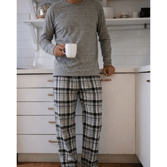 Pijama Largo Franela Grey