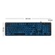 thumbnail image 3 of Teclado Perixx PERIBOARD-317R Retroiluminado USB de Gran Formato, 3 of 8