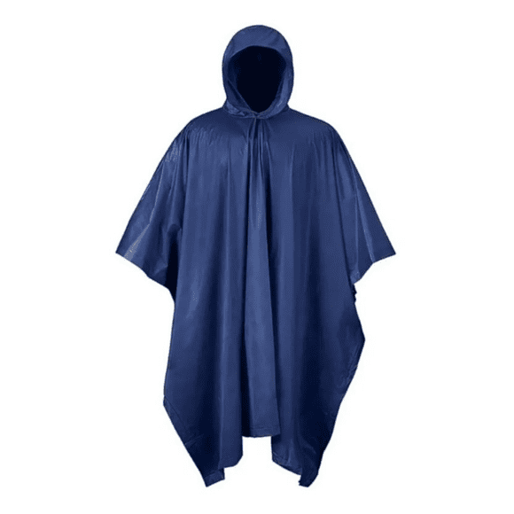 Poncho Impermeable Capa Para Lluvia Pvc Resistente Con Gorro