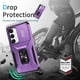 thumbnail image 5 of Funda Armada para Samsung Galaxy S25 Plus 5G con Tapa Deslizante y Soporte Magnético Giratorio Morado, 5 of 5