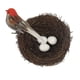 thumbnail image 4 of Naturaleza Artificial Con Huevos Jaula Decorativa Para Pájaros Para Bodas Naranja, 4 of 6