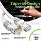 thumbnail image 4 of Cable Ethernet GearIt Cat 6, 10 pies (3 m), paquete de 20, 10 Gbps, RJ45, blanco, 4 of 9