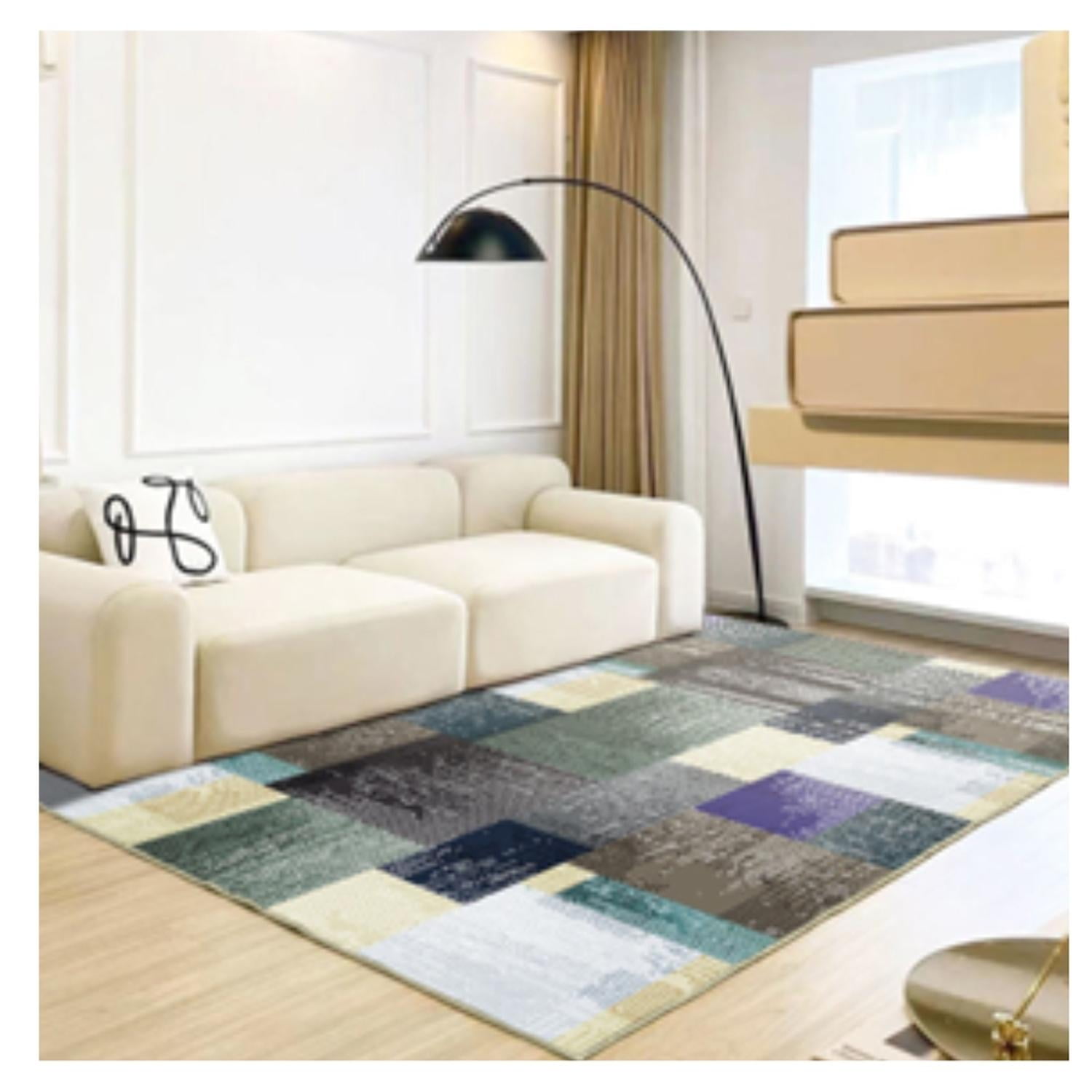 Auckland Outdoor - Alfombra Living 120x160 Cm. Lungo Tapete 3d Sala Estar Multicolor