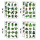 thumbnail image 2 of Tatuajes temporales Green Hero para niños – 8 hojas – SDONY, 2 of 4