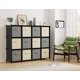 thumbnail image 5 of Organizadores de armario HOMIDEC, organizador de almacenamiento de 12 cubos, negro, 5 of 8