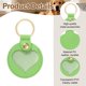 thumbnail image 3 of Llavero de Pelo de Mascota Uxcell, Llavero en Forma de Corazón Regalo Conmemorativo de Pelo de Perro Llavero de Cuero PU, (Verde, 2 Piezas), Destinado a Recoger Pelo de Mascota/Encanto de Memoria, 3 of 7