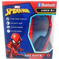 Spiderman - Spider Man Bluetooth Kid Auriculares Seguros Sobre Los Cojin