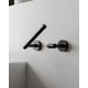 thumbnail image 2 of Portarrollos Negro Mate De Doble Poste Sus304, 2 of 6