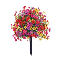 Magideal - Estaca Decorativa De Estaca De Flor Artificial De Jardín, Adorno De Decoración De Césped De Regalo Fácil De Usar Para El Patio De Jardín De Jardín Al Estilo B