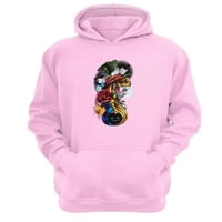 Genérico - Polerón Canguro Alicia Cuentos Infantiles Rosa Talla S Unisex