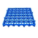 thumbnail image 2 of Azulejo De Suelo Modular Entrelazado Con Orificios Cuadrados De 40 X 40 X 4 Cm, Rejilla De Suelo Azul, 2 of 5