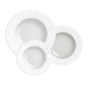 Juego 12 Platos Tramontina Línea Marie Porcelana