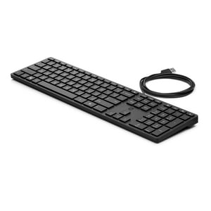 Teclado Hp Wired Desktop 320K Usb Alemán Qwertz Negro