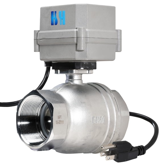 Válvula de bola eléctrica motorizada HSh-Flo 1 pulgada CF8 Latón