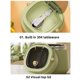 thumbnail image 5 of M Buder Lonchera Al Vacío de Acero Inoxidable 304 – 6 Horas de Calor, 8 Horas de Frío, a Prueba de Fugas, Doble Compartimento, Cuchara Plegable, Bolsa Térmica, 5 of 10