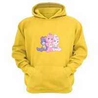 Genérico - Polerón Canguro Osos Cariñosos Amarillo Talla L Unisex