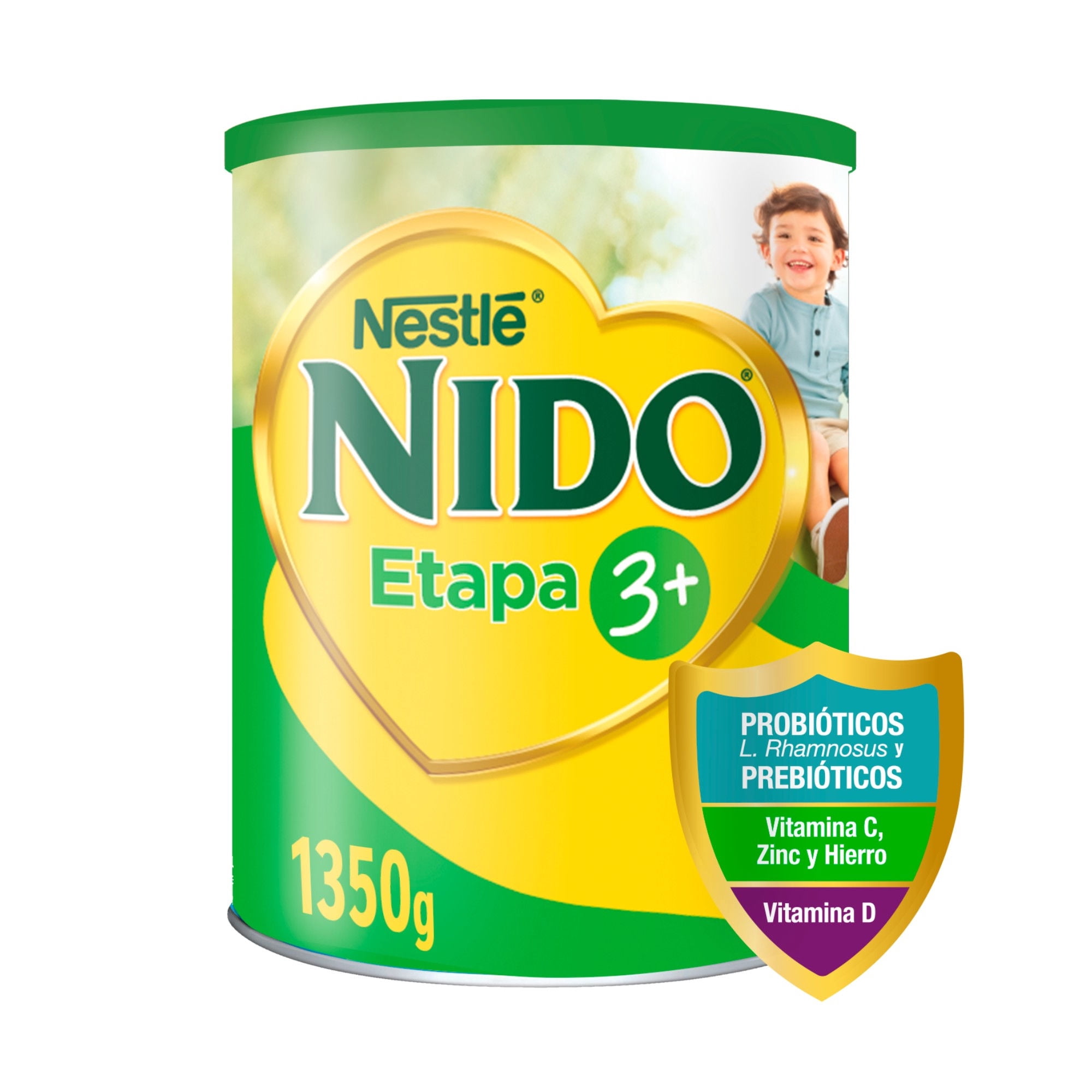Leche En Polvo Semidescremada Etapa 3+ Tarro 1350 g Nido