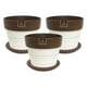 thumbnail image 2 of Set de 3 Maceta Greta 14cm Blanca y sus platos, 2 of 3