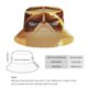 thumbnail image 2 of Gato Gruñón Sombrero bucket para adultos, gorra de protección solar, sombrero de pescador plegable para viajes al aire libre, pesca y actividades de verano, 2 of 6