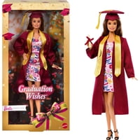 Muñeca Moderna Con Los Deseos De Graduación Exclusivos De Barbie Con Bata