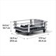 thumbnail image 2 of Escurridor de Platos OXO Good Grips de Aluminio Antióxido con Portacubiertos, 2 of 6