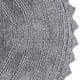 thumbnail image 2 of Alfombra de baño DII Crochet Collection reversible redonda gris, 2 of 7
