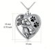 thumbnail image 2 of Collar relicario cenizas o recuerdos mascotas corazon abrazo eterno, 2 of 3