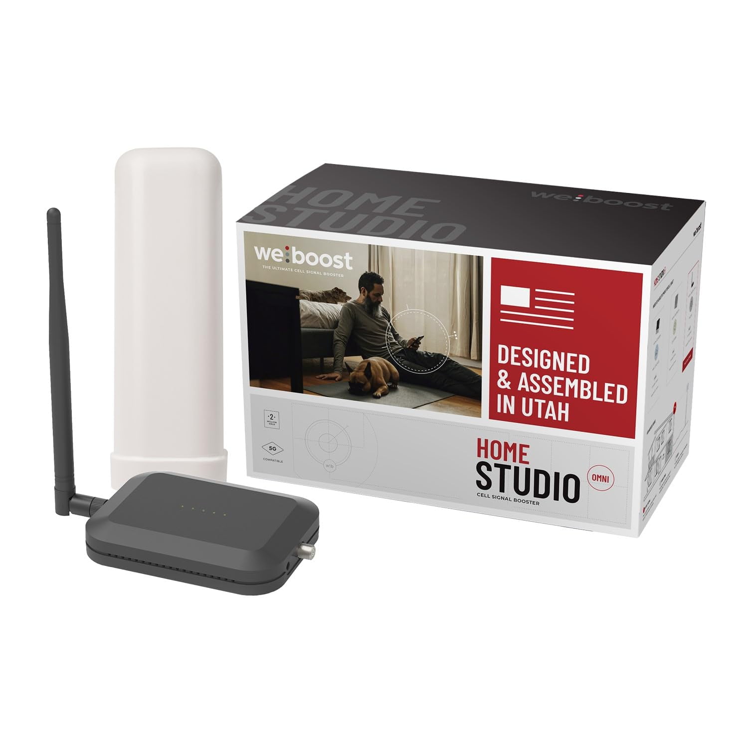 Amplificador De Señal De Teléfono Celular Weboost Home Studio Omni 471166