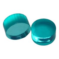 Ioensy - 2 Piezas De Punta De Taco De Billar Transparente, Ligera, De Repuesto, Color Azul