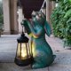 thumbnail image 1 of Estatua de jardín JOYBEE Conejo con farol solar para exterior, 1 of 8