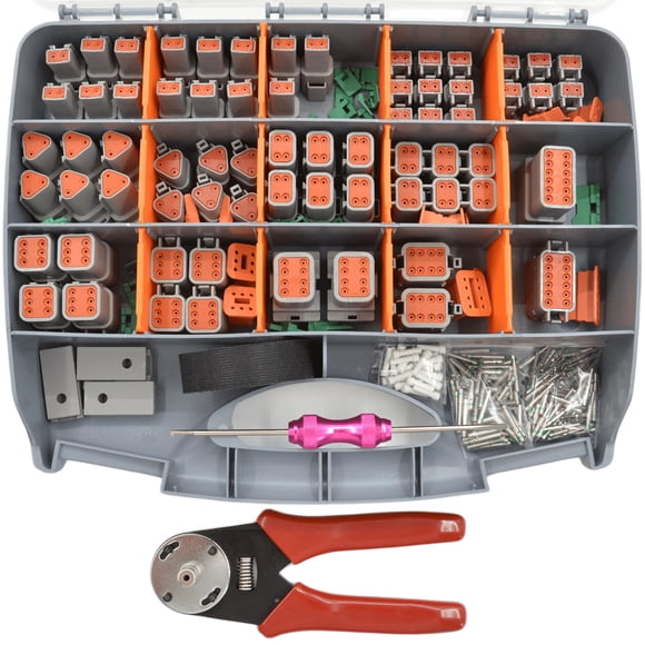Kit de Conectores WENXJFF 416PCS Deutsch DT Impermeable IP67