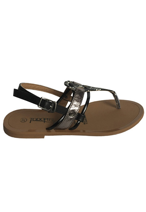 Todopiel - Sandalia Ecocuero Zay37 Negro