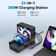 thumbnail image 2 of Estación de Carga ALI SEA de 24 Puertos, 300 W, 12 USB-A y 12 USB-C, 2 of 3