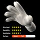 thumbnail image 3 of Guantes de Portero T1TAN Classic 1.0 White-Out Talla 9, 3 of 8