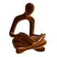 thumbnail image 4 of Estatua Humana Decorativa única Del Pensador Abstracto Para Escritorio Fiesta Estantería Marrón, 4 of 5