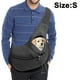 thumbnail image 1 of Portabebés para perros, de malla transpirable, con manos libres, correa acolchada ajustable, bolsa frontal, bandolera individual para perros y gatos., 1 of 8