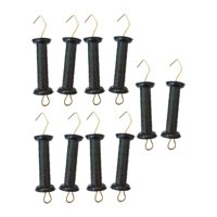 Magideal - 10 Piezas De Repuesto Para Manija De Puerta De Cerca Eléctrica, Diseño Ergonómico, 10,4 X 2,3 Pulgadas, Resistente, Con Gancho Y Resorte Incorporado.