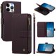 thumbnail image 1 of Funda Tipo Libro iPhone 13 Pro con Cierre Magnético y Ranuras, Morado, 1 of 6