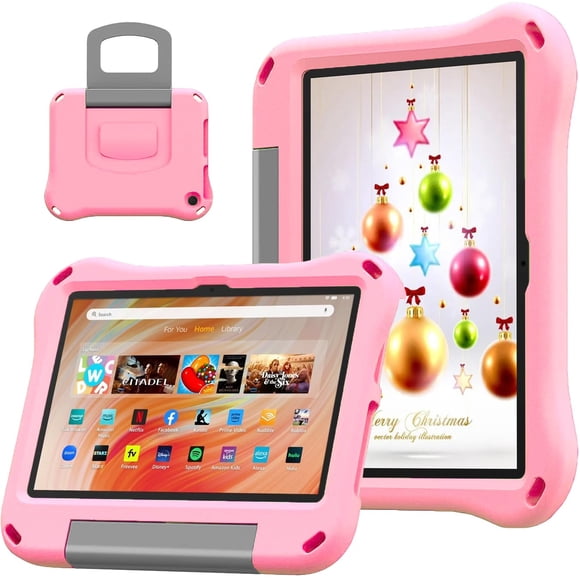 Funda para Tablet Riaour 25 cm para Niños (2021/2023) Rosa Claro